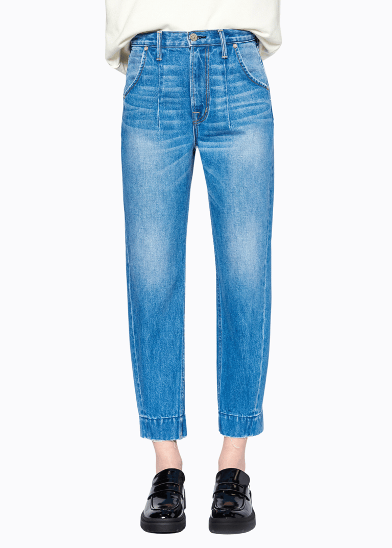 Lou 90's Comport Crop Jeans in Pittsburgh - Denim