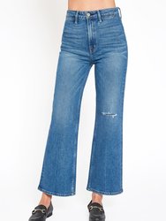 Queen High Rise Wide Leg Crop  -  Santa Rosa