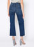 Queen Wide Leg Crop Jeans In Thunder