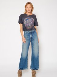 Queen Wide Leg Destroyed Patch Jeans - Tahoes