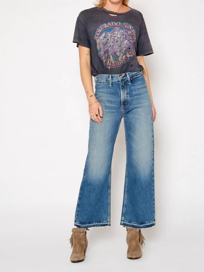 NOEND Denim Queen Wide Leg Destroyed Patch Jeans product