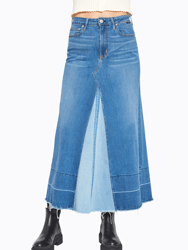 Replay Upcycled Maxi Skirt - Light Indigo