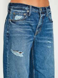 Stella Low Rise Loose Denim In Little Rock