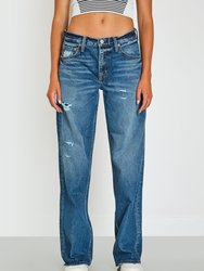 Stella Low Rise Loose Denim In Little Rock - Little Rock