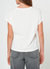 Supima Cotton Cap Sleeve V Neck Tee - Vintage White