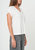 Supima Cotton Cap Sleeve V Neck Tee - Vintage White