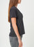 Supima Cotton Deep V Neck Tee - Vintage Black