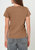 Supima Cotton V Neck Tee - Carmel