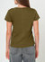 Supima Cotton V Neck Tee - Military Green