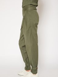 Syd Utility Balloon Pants In Sage