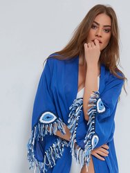 Evil Eye Kaftan - Blue - Blue