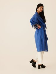 Hamsa Hand Kaftan - Blue