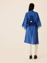 Hamsa Hand Kaftan - Blue