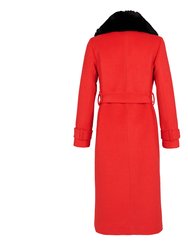 Jane Coat - Red