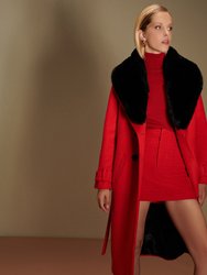 Jane Coat - Red