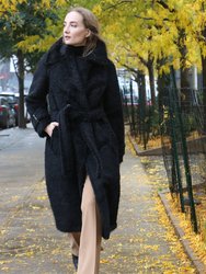 Jennifer Long Coat - Black