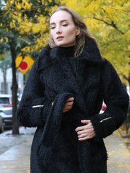 Jennifer Long Coat - Black