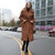 Jennifer Long Coat - Brown