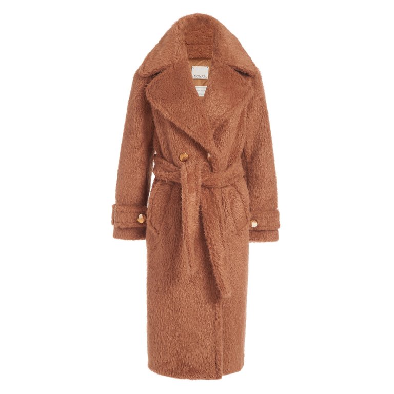 Jennifer Long Coat - Brown