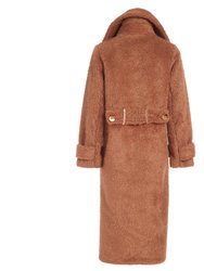 Jennifer Long Coat - Brown