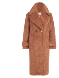 Jennifer Long Coat - Brown - Brown