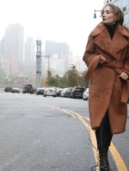 Jennifer Long Coat - Brown