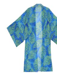 Leaf Kimono - Blue