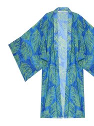 Leaf Kimono - Blue