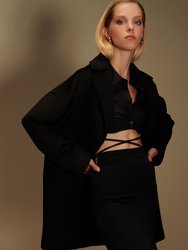 Sarah Short Coat - Black