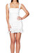 Darling Mini Dress In White - White