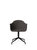 Harbour Arm Chair, Dining Height, Black Star Base With Swivel - Upholstered