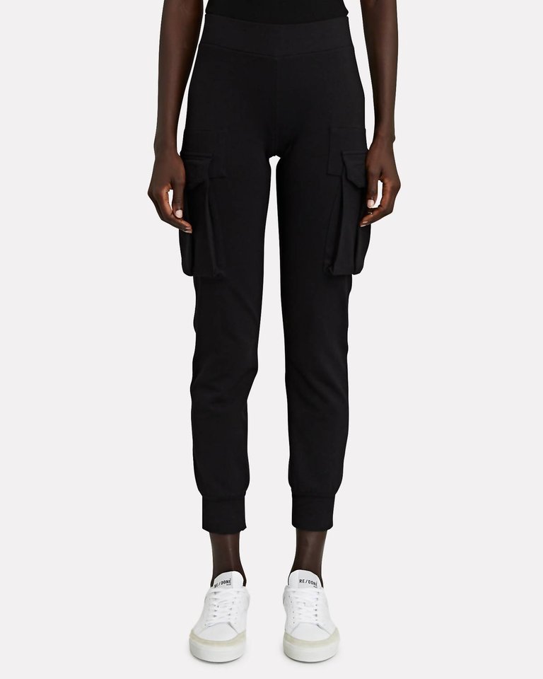 Cargo Jog Pant In Black - Black