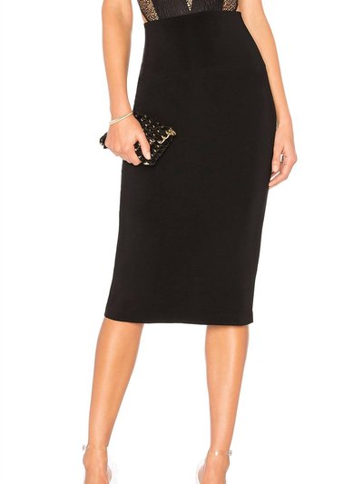 Norma Kamali Kamali Straight Skirt In Black product