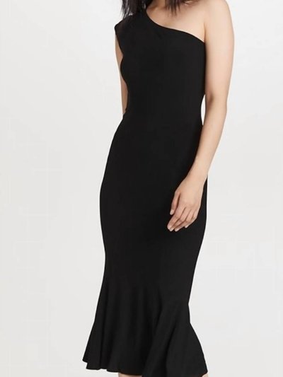 Norma Kamali One Shoulder Fishtail Dress To Midcalf product