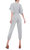 Rectangle Jog Jumpsuit In Heather Grey