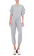 Rectangle Jog Jumpsuit In Heather Grey - Heather Grey