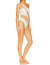 Snake Mesh One Piece In Pearl/Nude Mesh