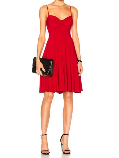 Norma Kamali Underwire Dress To Knee In Red product