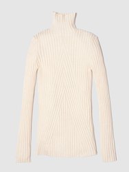 Chelsea Long Sleeve Knit Top - Off White