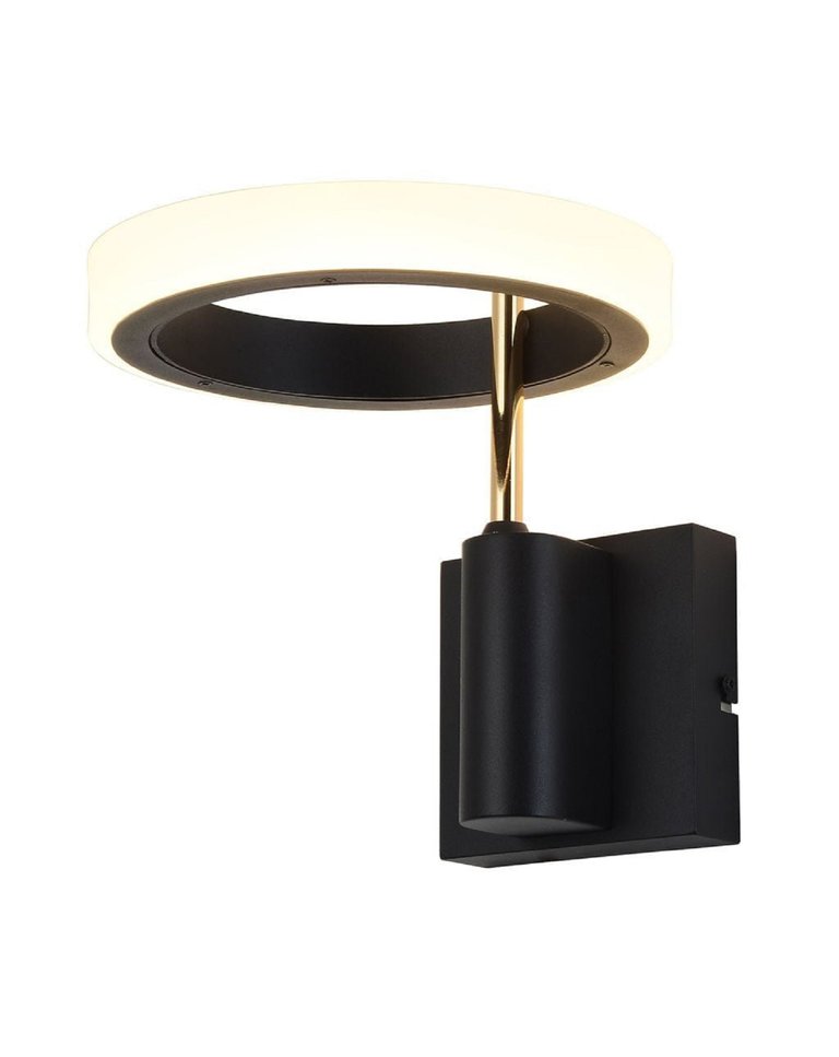 Aerial Hardwired LED Wall Sconce - 9", Weathered brass
