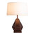 Artifact Natural Mica Table Lamp with Nightlight - 22", Gunmetal, Charcoal Gray, 4-way rotary switch