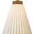 Concord Bone Porcelain Table Lamp - 28", White and Walnut, 4-Way Rotary Switch