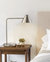 Cove Table Lamp - 19", Satin Nickel, LED Module, On/Off Switch