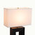 Julie Standing Table Lamp - Dark Walnut