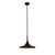 Lodi Pendant Light Large - Matte Black, Walnut