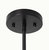 Lodi Pendant Light Large - Matte Black, Walnut