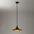 Lodi Pendant Light Small - Matte Black, Walnut - Black