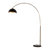Luna Bella Arc Floor Lamp - 92", Weathered Brass, Matte Black/Gold Leaf Shade, Dimmer Switch, Marble base