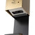 Luxe Wall Mount Touchless Hand Sanitizer Dispenser - 19", Brushed Brass, Powermist
