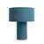 Moonlight Table Lamp - Sky Blue Linen Shade, Dimmer Switch